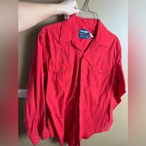 Vintage wrangler button down